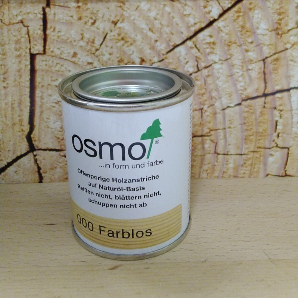 РАСПРОДАЖА! Прозрачная лазурь Osmo 000 шелковисто - матовая 0,125 л многофункциональное покрытие для древесины для наружных работ Klar-Ol Lasur Osmo-000-0,125 11600011