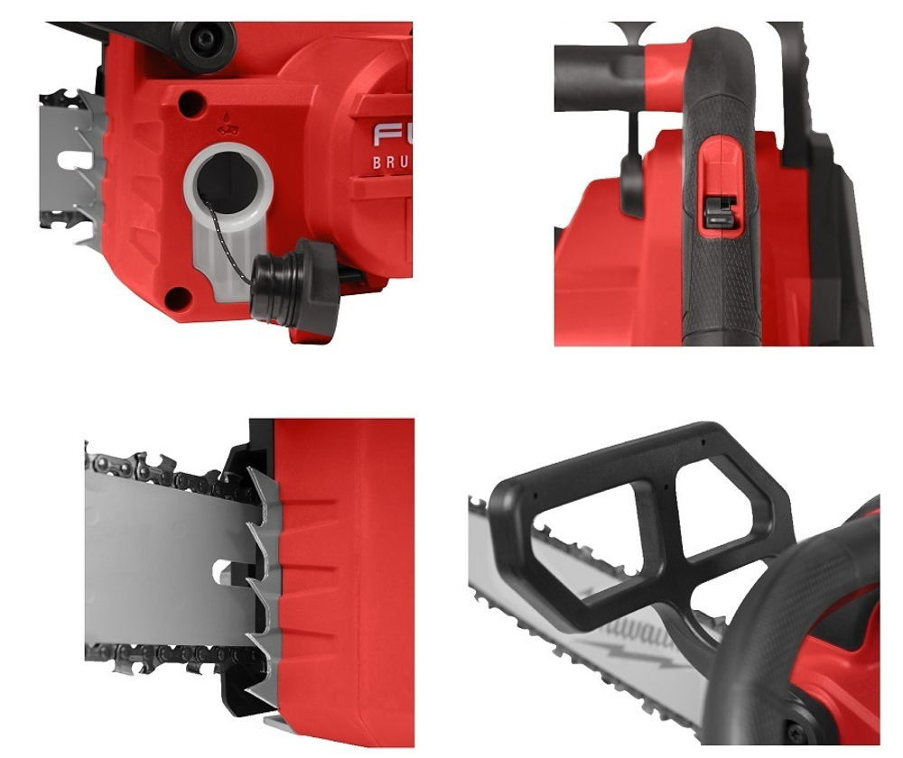 АКЦИЯ! Комплект Аккумуляторный M18 FUEL FTHCHS30-802 Цепная пила с верхней рукояткой 30 см FTHCHS30-0 с двумя Аккумуляторами HB8 8.0 Ач, Быстрозарядным устройством M12-18 FC Milwaukee 4933479587
