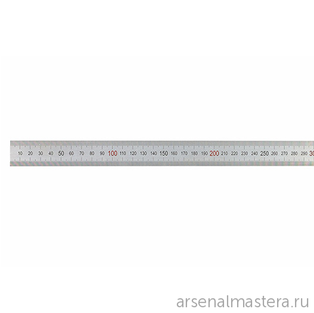 ХИТ! Линейка стальная 500 х 30 х 1 мм цветная шкала 0,5 мм Kinex 1022-02-050