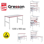 ХИТ! Стол металлический антистатическое исполнение CП 1200 х 900 Gresson СП-1200х900 ESD