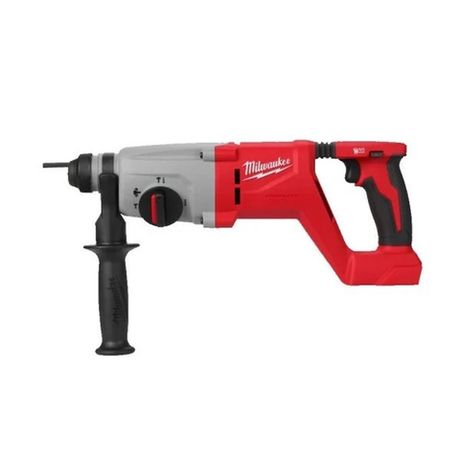 Новинка! Легкий старт: Аккумуляторный перфоратор Milwaukee M18 BLHACD26-0X в кейсе, 4 режима: бурение, долбление, сверление, смена положения долота 4933492482