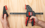 ХИТ! Струбцина пистолетного типа 2,7 кН 150 мм x 80 мм распор 160 - 300 мм BESSEY BE-EZL15-8