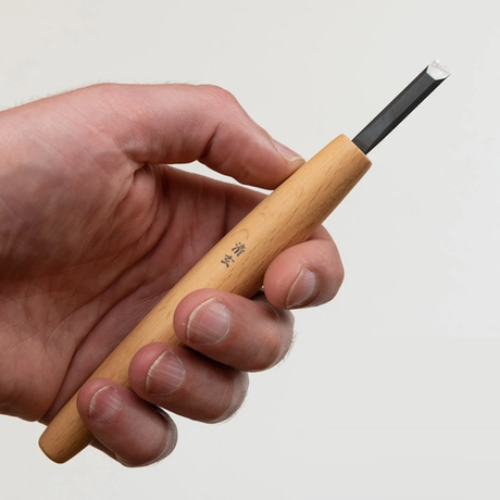 Новинка! Стамеска японская для резьбы по дереву Miki Tool Seigen N 1, плоская 6 мм М00019858