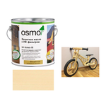 ХИТ! Защитное масло с УФ-фильтром Osmo 410 Бесцветное шелковисто-матовое без биоцидов 2,5 л с защитой от УФ-лучей, против роста синей гнили, плесени, грибков UV-Schutz-Ol для наружных работ Osmo-410-2,5 11600022