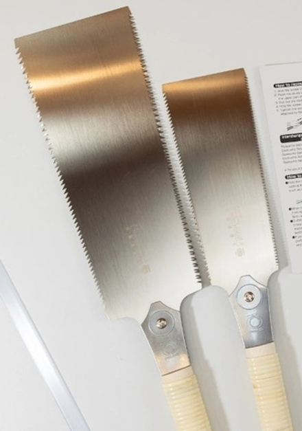 ХИТ! Пила японская двусторонняя универсальная Gyokucho Ryoba Seiun Saku 300 мм шаг 3,0 мм деревянная рукоять М00020359