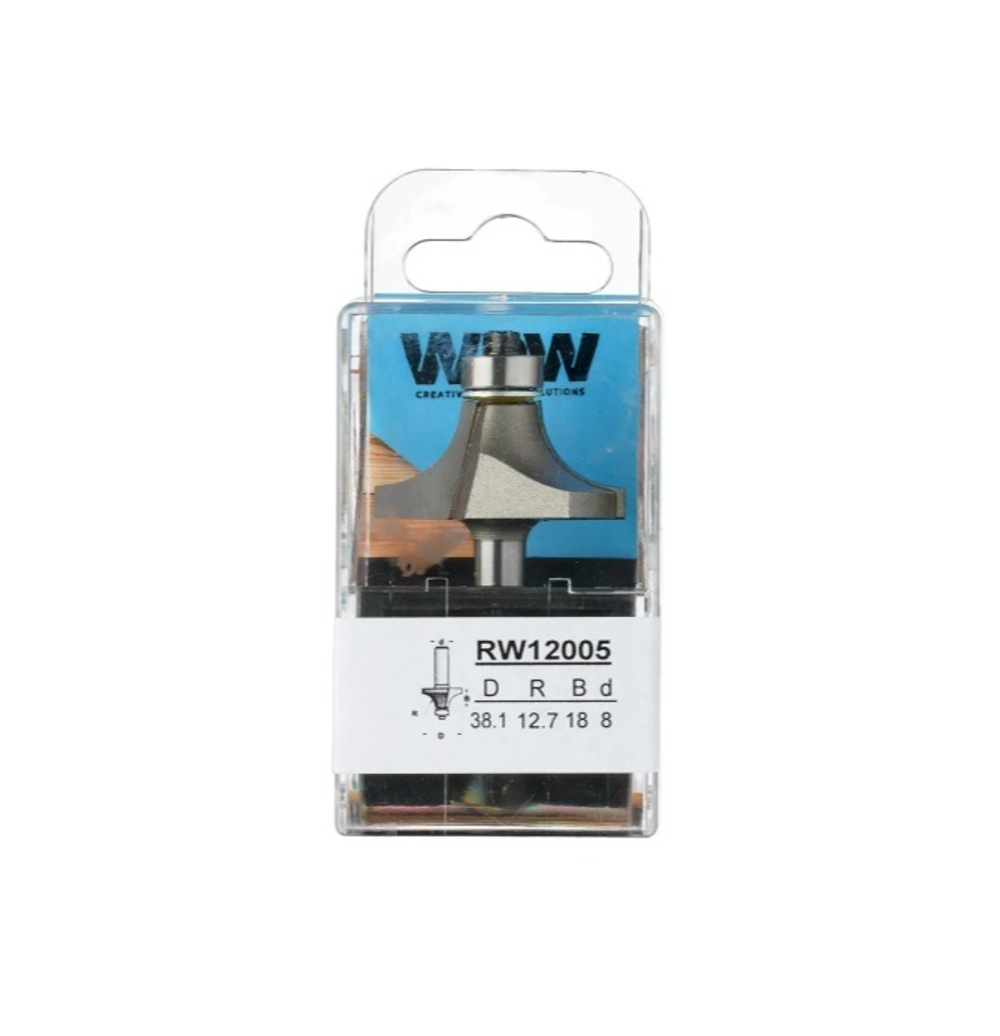 Фреза радиусная R12,7 D38,1 B18 подшипник хвостовик 8_S WPW RW12005