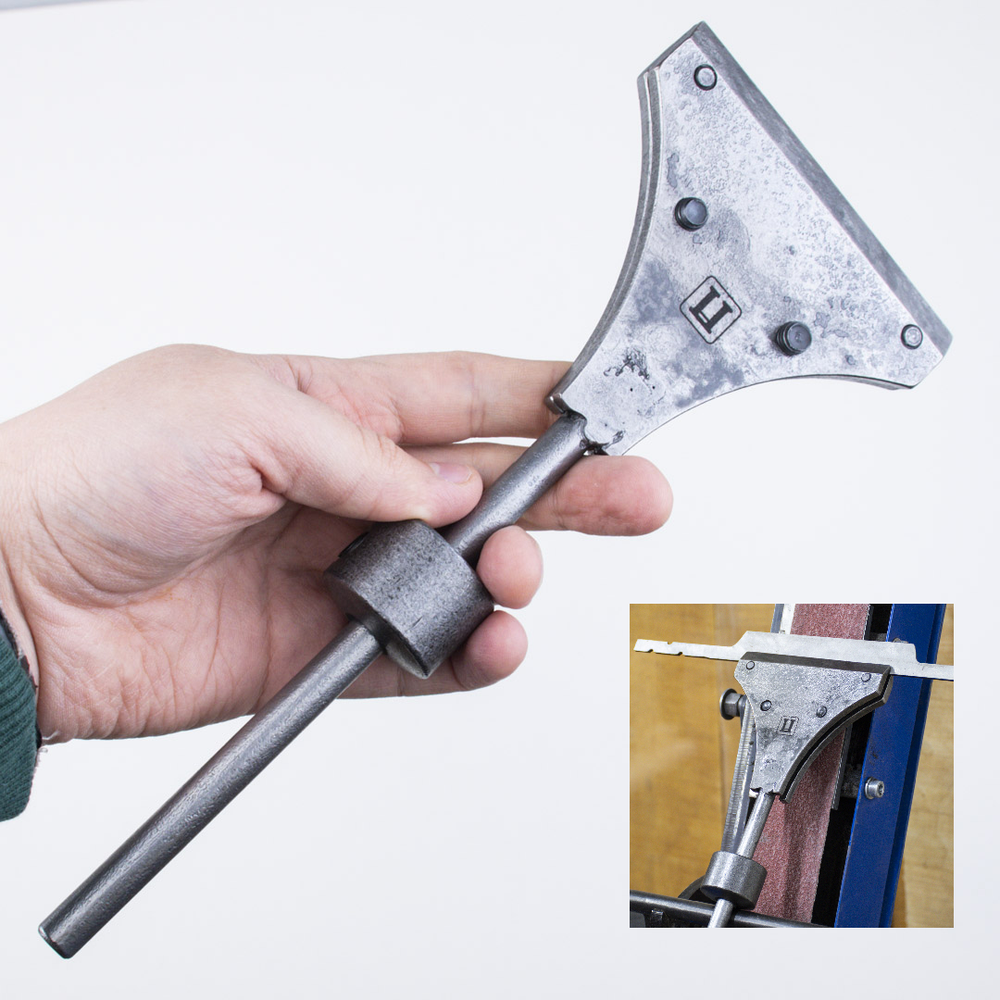 Новинка! Зажим для заточки клинков ПЕТРОГРАДЪ ширина 100 мм, на заточных станках Pro Edge, Robert Sorby Pro Edge, Elmos и Tormek М00024323