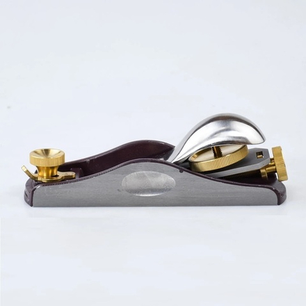 Рубанок торцовочный 160 мм лезвие 35 мм 12 градусов Block Plane Blue Paper Steel Dictum М00022279