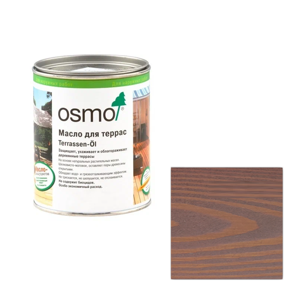 Новинка! Масло для террас и садовой мебели OSMO Terrassen-Öle 031 Светло-коричневый 0,75 л для наружных работ 031002