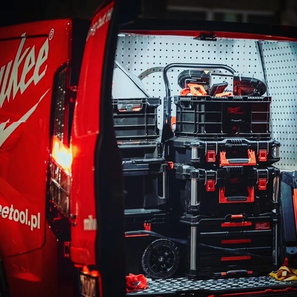 ХИТ! Набор 3 кейсов Milwaukee PACKOUT: Ящик на колесах + Большой ящик + Кейс 4932464244