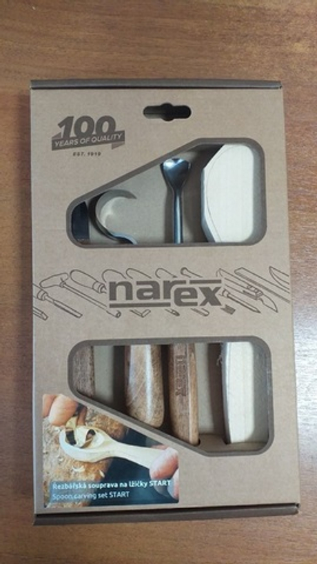 ЦЕНЫ НИЖЕ ХИТ! Набор из 3-х резцов для вырезания деревянных ложек NAREX 869800
