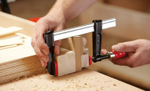 Новинка! Струбцина чугунная 500/140, 5.5 кН, деревянная ручка BESSEY BE-TPN50S14BE