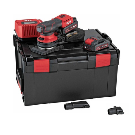 Комплект OSE 2-80 18-EC/2.5 Set Аккумуляторная виброшлифмашина ход 2 мм, ПЛЮС Два аккумулятора АР 18/2.5 (18 В; 2,5 Ач), Зарядное устройство - СА 10.8/18.0 в кейсе FLEX 532086