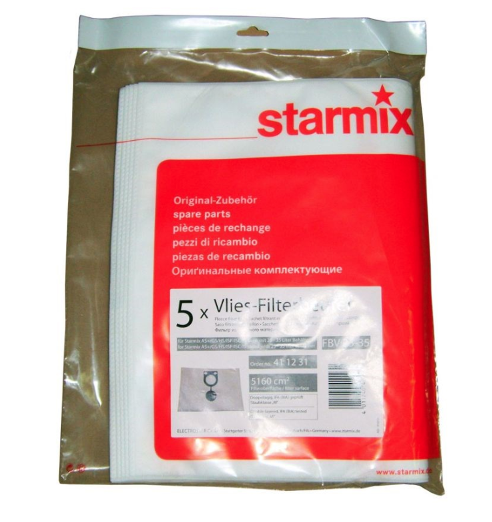 Фильтр мешок флисовый FBV 25/35 для iPulse, ISC,NSG/ uClean, IS/ISP/HS/GS /в упаковке 5 шт Starmix 411231