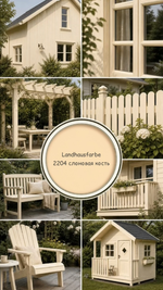 Непрозрачная краска для наружных работ Osmo Landhausfarbe 2204 слоновая кость 2,5 л 11400037