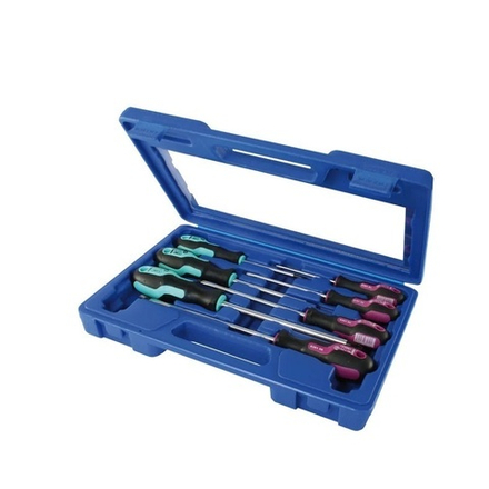 Новинка! Набор из 7 отверток S Line Profi шлиц - 4шт, PH - 3 шт. 8627 01 в кейсе Narex 862701