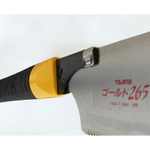 ХИТ! Японская ручная пила TAJIMA с прямой обрезиненой ручкой Japan Pull 265 мм 16 TPI JPR265R/Y1