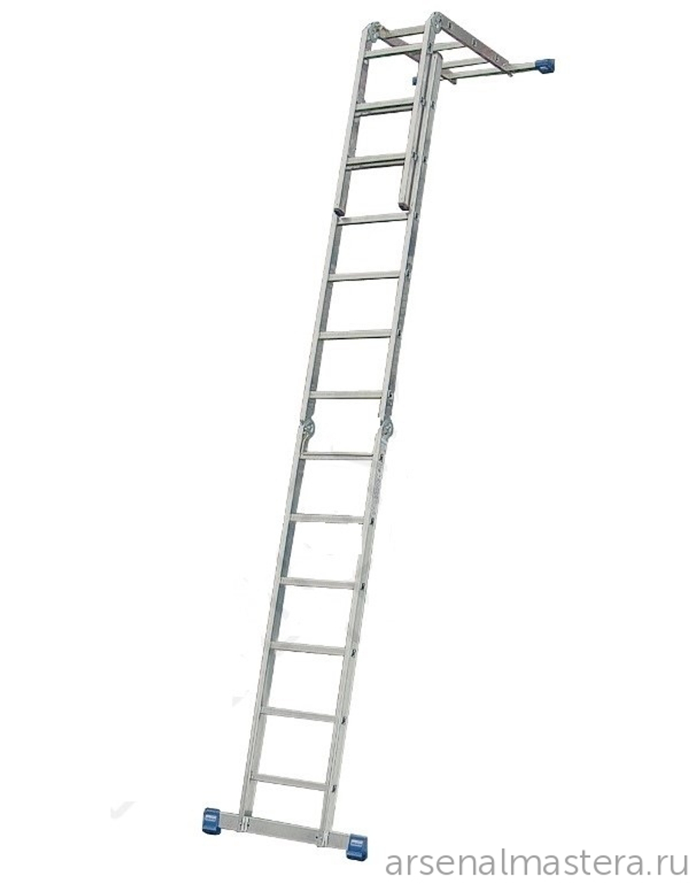 Шарнирная комбинированная лестница - стремянка Krause STABILO 2x3 и 2x6 133922