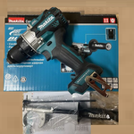 Новинка! Аккумуляторная ударная дрель - шуруповерт ударная Makita DHP 486 Z LXT 18 В, бесщеточный BL-двигатель, электронное управление. Дополнительная рукоятка, Max D сверления металл 13 мм, дерево 76 мм DHP486Z