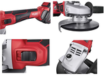 Новинка! УДОБНЫЙ КОМПЛЕКТ FLEX LB 125 18.0-EC/5.0 Set! В кейсе Аккумуляторная угловая шлифовальная машина (УШМ, Болгарка), 2 аккумулятора 5.0 Ah AP 18.0/5.0, Зарядное устройство CA 10.8/18.0, Диск 125 мм 499331