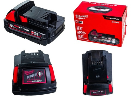 Новинка! Аккумулятор M18 B2 2.0 АЧ MILWAUKEE 4932430062