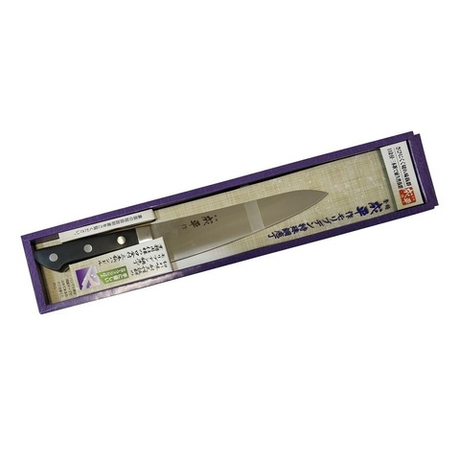 Японский Шеф Нож кухонный поварской Fuji Cutlery Narihira длина лезвия 180 мм, сталь Mo - V, рукоять ABS пластик, заточка 8000 Tojiro FC-42