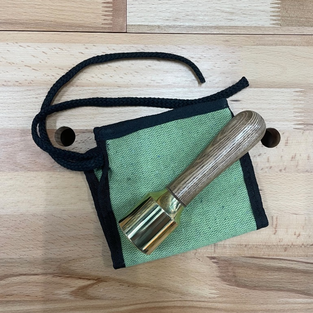 ХИТ! Киянка латунная модель Journeyman s mallet 500 г в чехле ПЕТРОГРАДЪ М00017962