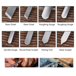 Новинка! Набор из 8 токарных резцов (долото) HEPHA по дереву Garwin SWWT-3310