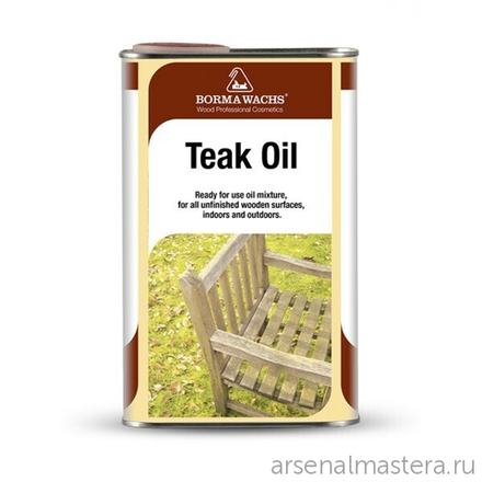 ЗИМНИЕ СКИДКИ ХИТ! Масло тиковое (тара 0,5 л) цвет прозрачный для внутренних и наружных работ Borma 0360