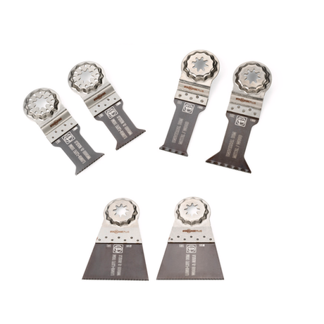 Новинка! Пильные полотна 6 шт FEIN BEST OF E-CUT STAR LOCK PLUS WOOD & METAL 35222967030