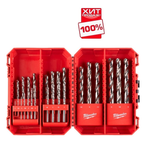 ХИТ! Набор сверл по металлу 19 единиц 1 - 10 мм THUNDERWEB HSS-G GEN III в футляре Milwaukee 4932493869