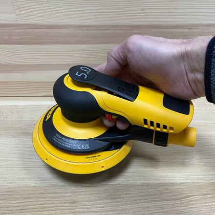 Шлифовальная пневматическая машинка для профессионального шлифования MIRKA PROS 650CV 150 мм орбита 5 мм 8995650111