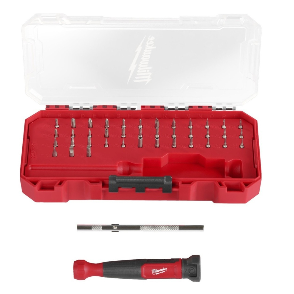 Новинка! Отвертка прецизионная 39 в 1 в кейсе MILWAUKEE 4932498177
