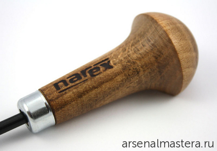Резец для резьбы по дереву и линолеуму полукруглый 8 х 70 мм (Штихель полукруглый) Narex 8235 00 823500