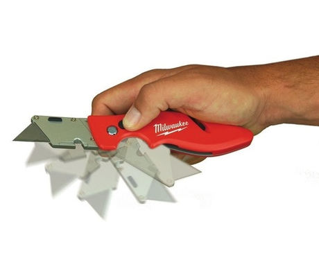 АКЦИЯ ЗИМНИЕ ПОДАРКИ 2026 ХИТ! Нож складной многофункциональный с хранением лезвий FASTBACK MILWAUKEE 4932471358