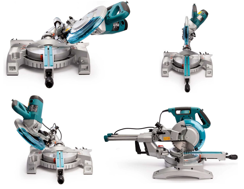Новинка! Торцовочная пила Makita 1,43 кВт, диск 260/30 мм, функция протяжки, глубина распила при 90° 310 мм, при при 45° 220 мм, для распиливания древесины, пластика, ламината LS1018LN