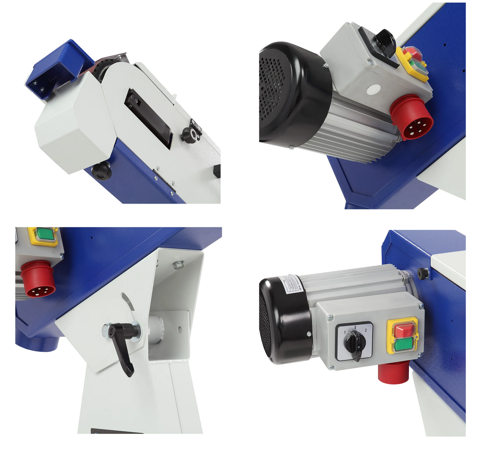 АКЦИЯ ЧЕРНАЯ ПЯТНИЦА! Станок шлифовальный ленточный по металлу BELMASH BSM-796P/400 2,4 кВт 380В, для шлифования металлических деталей, удаления заусенцев, обработки сварных швов, заточки инструмента (зубила, ножи, садовый инструмент) S320A