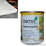 Цветное масло для древесины Osmo 3188 Снег 0,75 л Dekorwachs Intensive Tone для внутренних работ Osmo-3188-0.75 10100458
