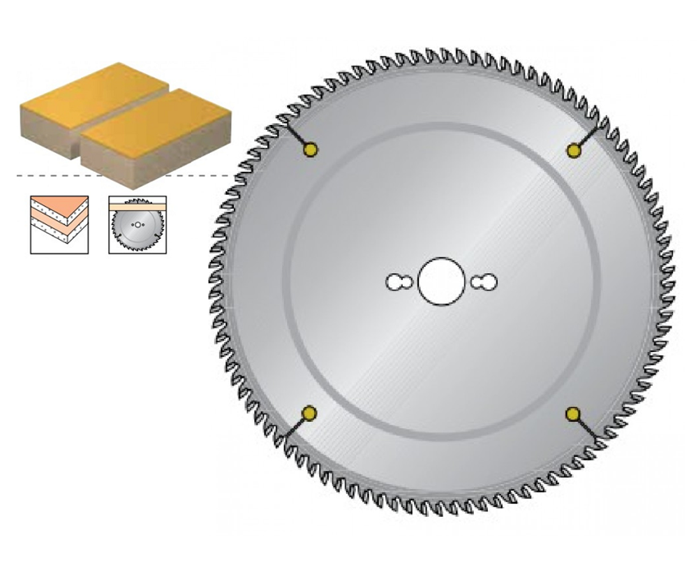 Пильный диск DIMAR по ДСП и МДФ  D250 x 30 x 3,2 Z80 MS 90106106