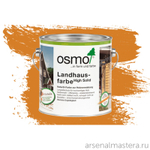 Непрозрачная краска для наружных работ Osmo 2203 желтая ель 2,5 л Landhausfarbe Osmo-2203-2.5 11400018
