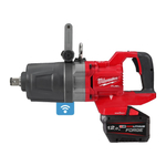 Новинка! Набор в кейсе M18 FUEL ONEFHIWF1DS-121C: Аккумуляторный высокомоментный ударный гайковерт MILWAUKEE ONEFHIWF1DS-0 1'' с D - образной рукояткой (укороченный) FORGE, Аккумулятор FB12 12 Ач, Зарядное устройство М12-18 FC 4933499253