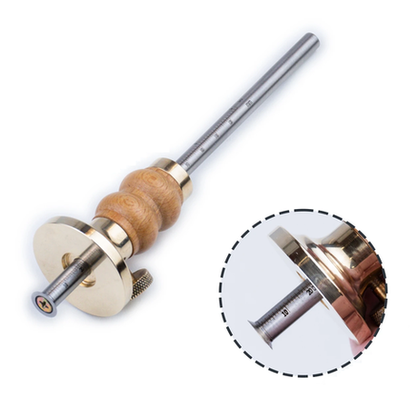 Новинка! Рейсмус для разметки GOLDRATIO металлический 175 мм М00024365