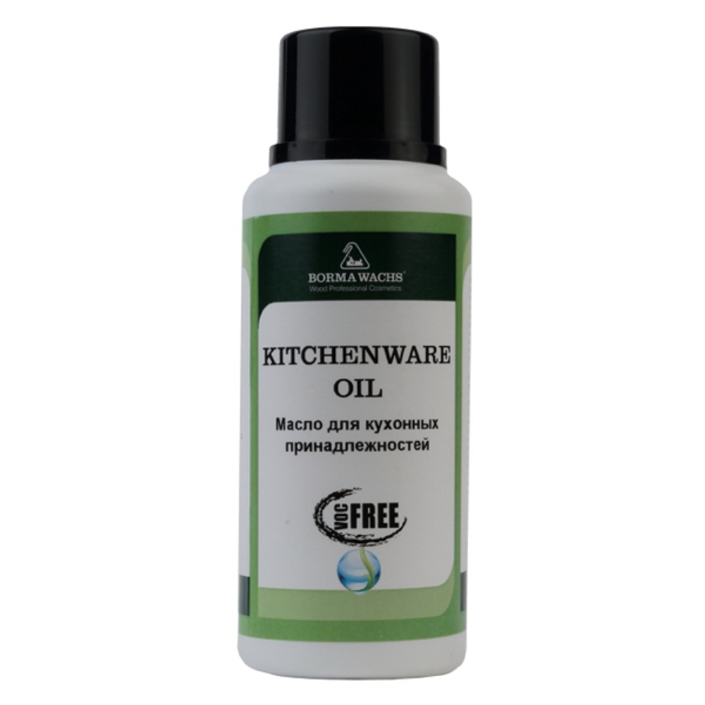 СКИДКИ ХИТ! Масло 250 мл для кухонных аксессуаров 4989 Kitchenware Oil прозрачный для внутренних работ Borma 4989.025