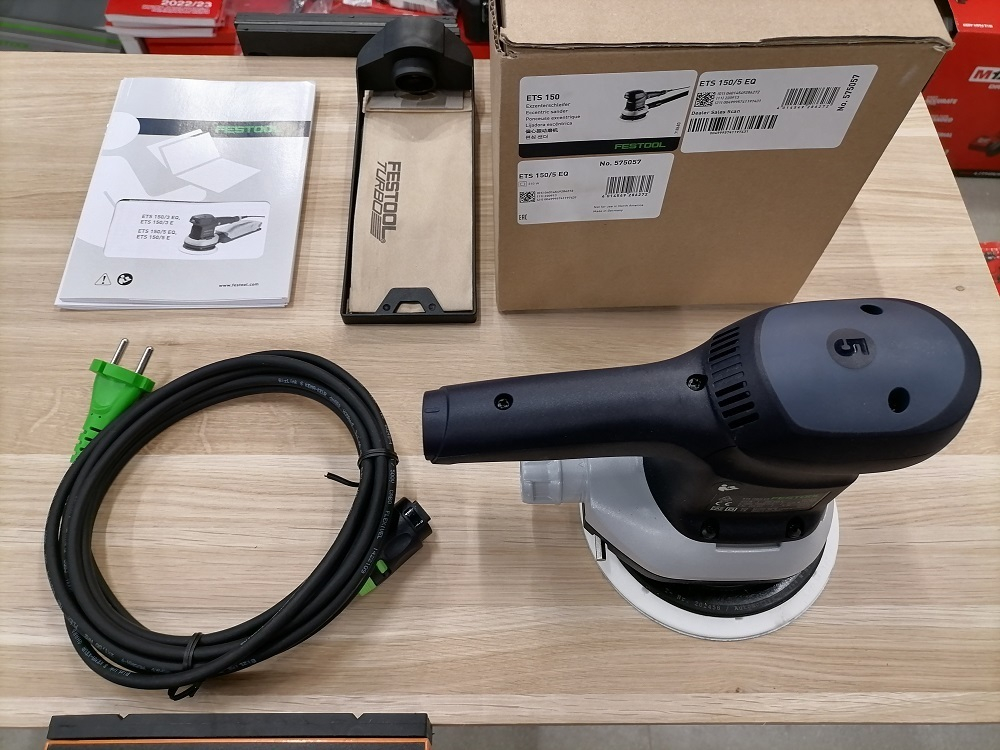 СКИДКИ СУПЕР ХИТ! Эксцентриковая шлифовальная машинка FESTOOL ETS 150/5 EQ 575057