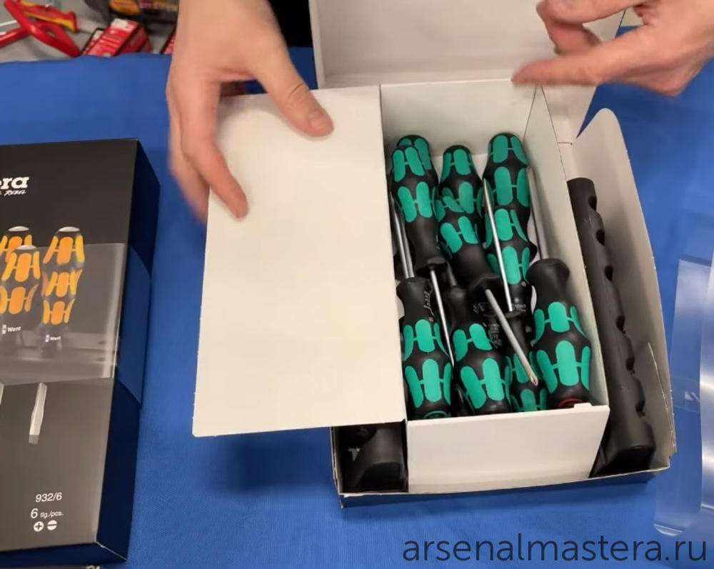 АКЦИЯ WERA ХИТ! Набор 14 предметов ОТВЕРТКИ с двумя подставками, PH 1 / 2 / 3, PZ 1 / 2 / 3, TX 10 / 15 / 20 / 25 / 30, SL 3.5 / 4 / 6.5 Kraftform Big Pack 300 WERA WE-105630