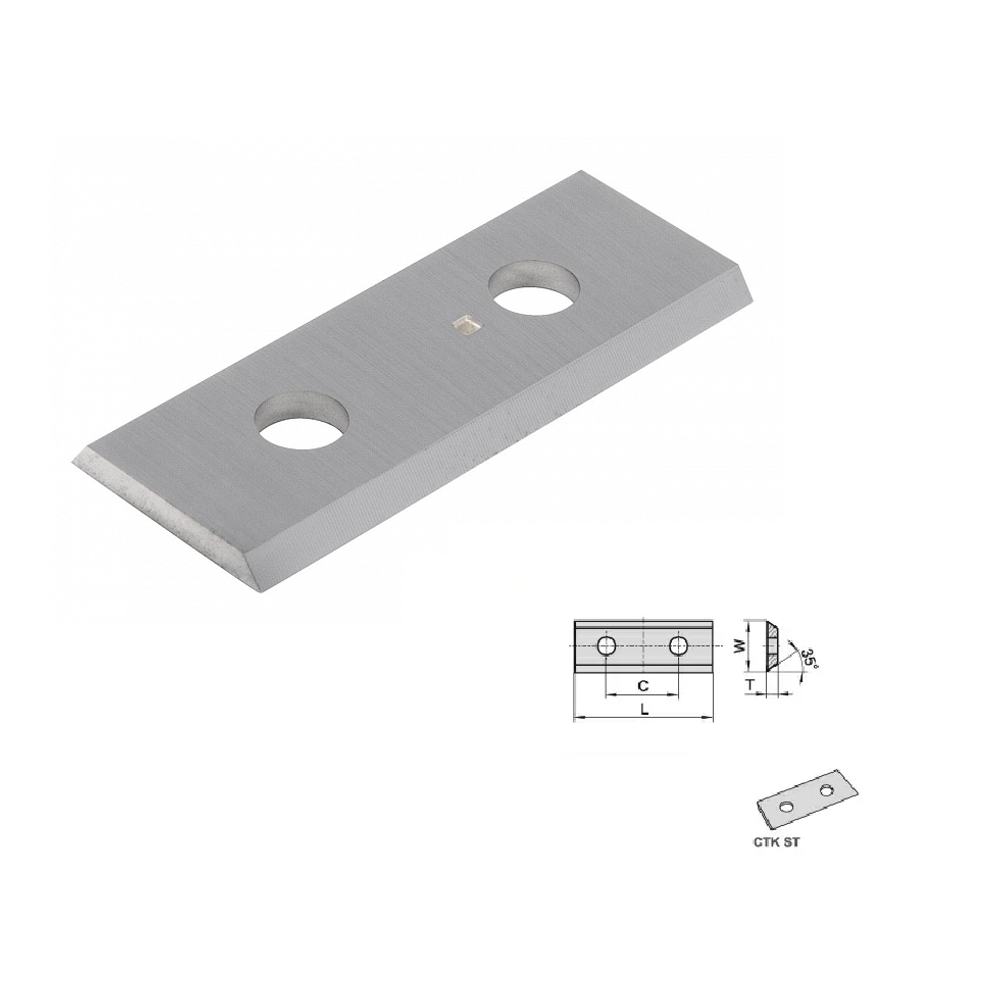 Новинка! Комплект ножей 10 шт. CERATIZIT HM 30,0 x 12,0 x 1,5 KCR08 для вала helical 80358833-10