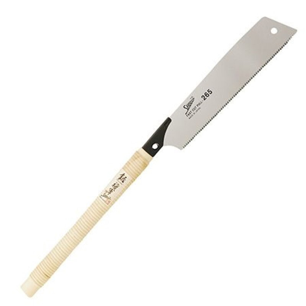 УСПЕЙТЕ КУПИТЬ ХИТ! Пила японская столярная безобушковая Shogun Cross Cut Saw 265 мм (шаг зуба 1.75 мм) прямая деревянная рукоять OK-265 М00009195