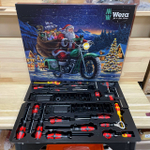 АКЦИЯ 2026! Рождественский Адвент календарь WERA Advent 2025 16 VE 1 и Промо - набор Kraftform 28 предметов ОТВЕРТКИ + 2 подставка + открывашка, Шлиц , Torx, крестообразный, прямой, шестигранный (H) WE-136610