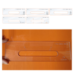 ЧЕРНАЯ РАСПРОДАЖА! Вставки для шаблона, для врезки замка, глубина замка, в ассортименте № 93, 95, 96, 159, 164 FARIDKAMAL 00000178