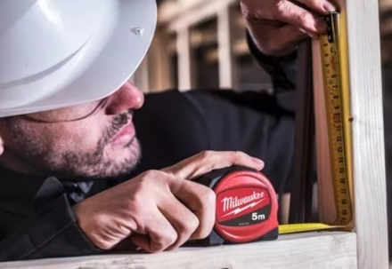 ХИТ! Рулетка длина 5 м ширина 25 мм MILWAUKEE SLIM 48227706